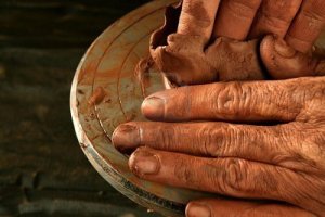 potter's hands