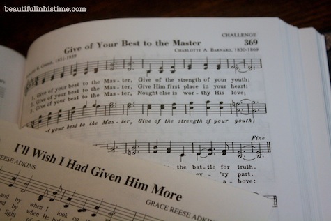 give of your best - hymn