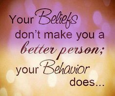 belief and behavior