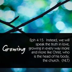 growing together in love