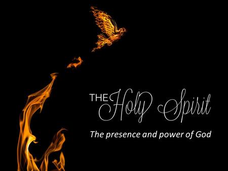 Mark 1 God's Spirit
