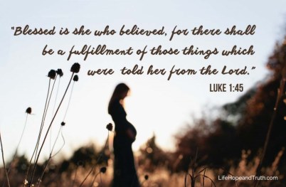 Luke 1 believe