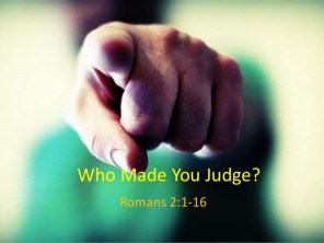 Romans 2 judge