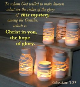 Colossians 1 Christ in us is hope