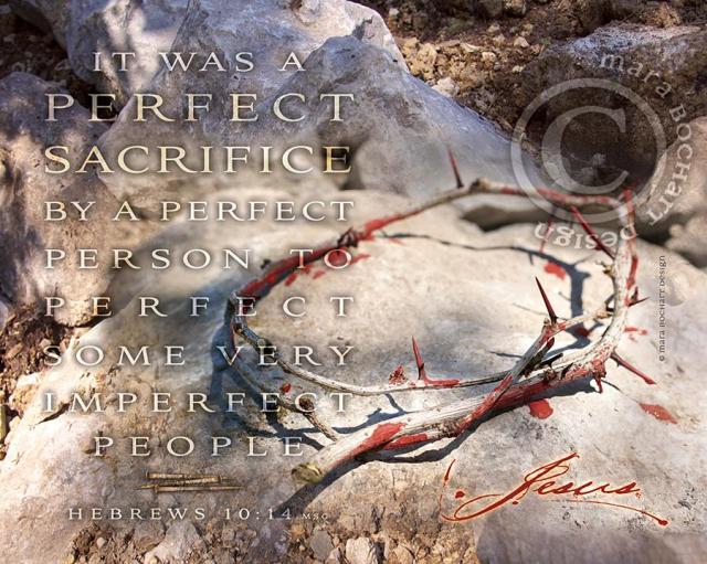 Hebrews 10 perfect Jesus