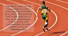 Hebrews 12 get off the start