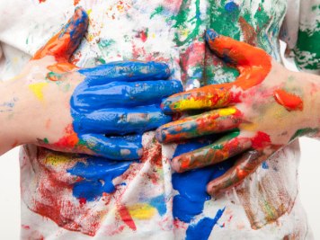 Hebrews 6 finger painting