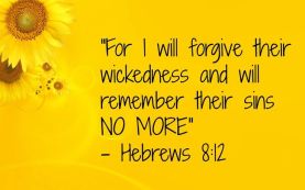 Hebrews 8 sins gone forever