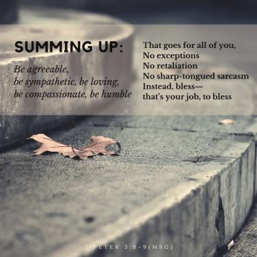 1 Peter 3 bless message