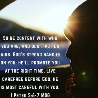 1 Peter 5 be carefree