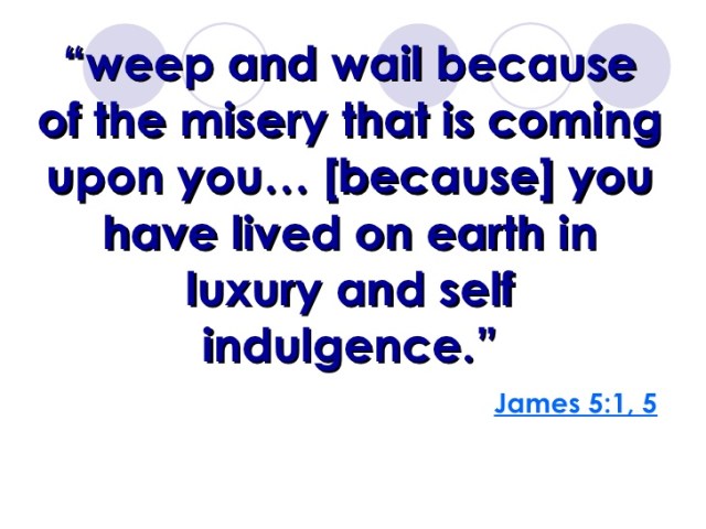 James 5 weep