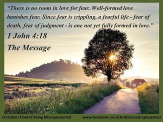 1 John 4 love drive out fear