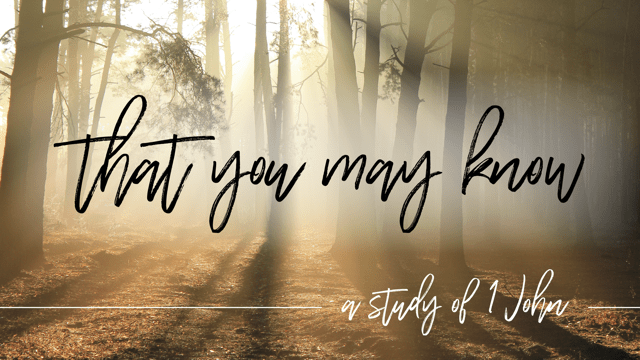 1 John that you may know