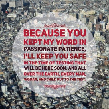 Revelation 3 kept my Word