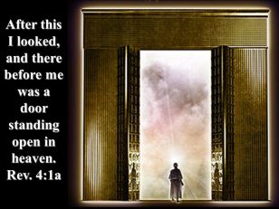 Revelation 4 open door