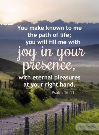 Psalm 16 joy in your presence