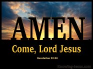 Revelation 22, come Jesus