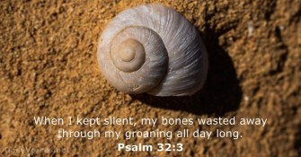 Psalm 32 bones
