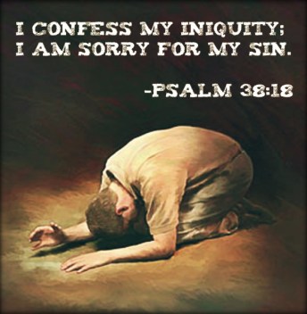 Psalm 38 confess