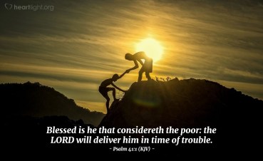 Psalm 41 help the weak