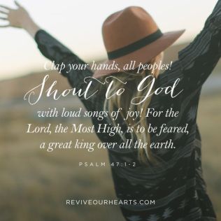 Psalm 47 shout