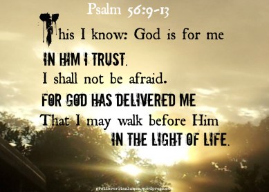 Psalm 56 God keeps me