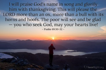 Psalm 69 praise God