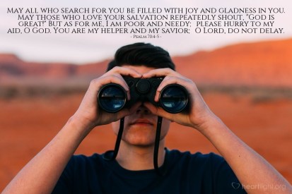 Psalm 70 search for God