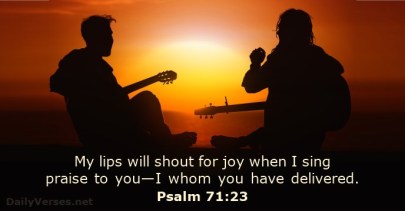 Psalm 71 23 sing