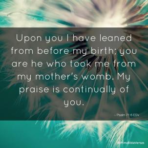 Psalm 71 birth