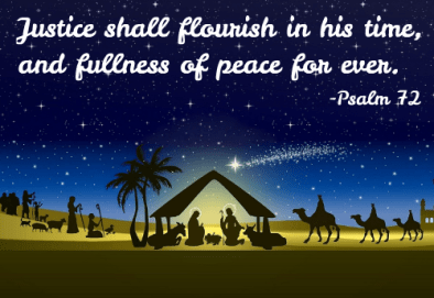 Psalm 72 God came down