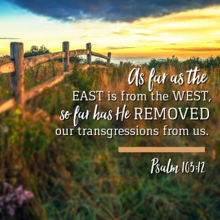 Psalm 103 east to west