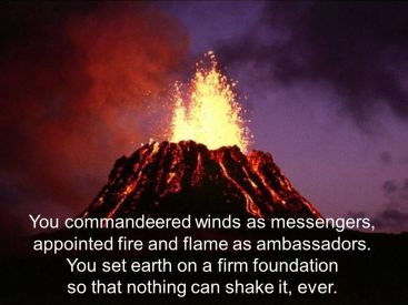 Psalm 104 not shaken