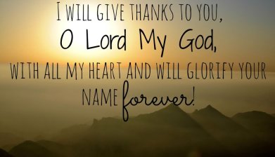 Psalm 86 glory to God