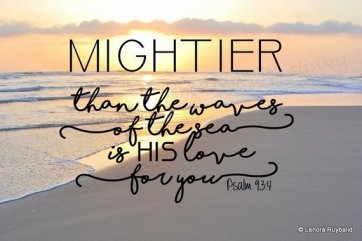 Psalm 93 stronger is love