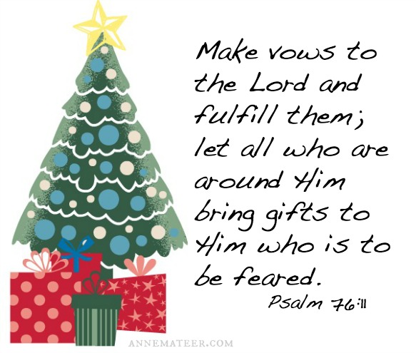 Psalm 76 gifts to God