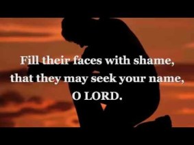 Psalm 83 shame