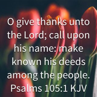 Psalm 105 His Name