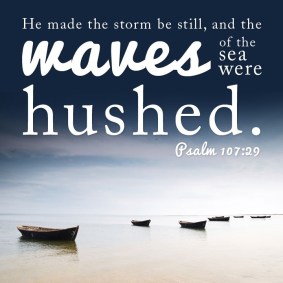 Psalm 107 sea hushed