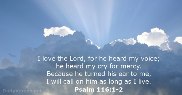psalm 116 listens
