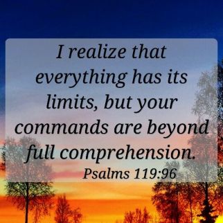 psalm 119 96 limitless