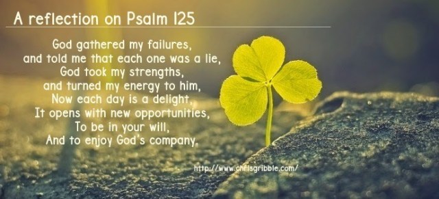 Psalm 125 reflection