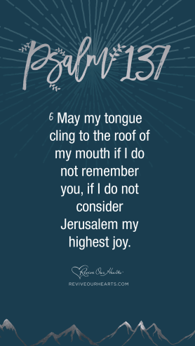 Psalm 137 tongue