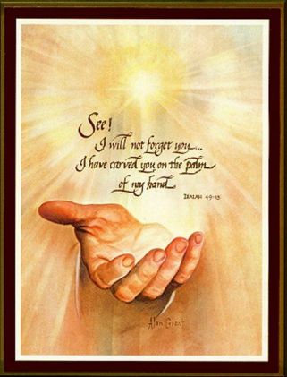 Psalm 139 palm of my hand