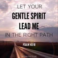 Psalm 143 lead me