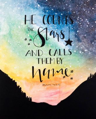 Psalm 147 stars