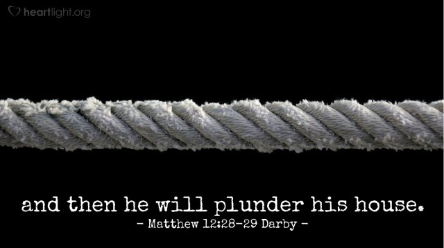 Matthew 12 plunder
