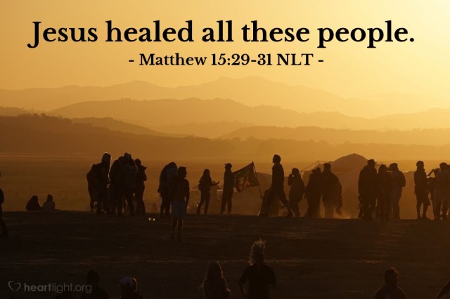 Matthew 15 healed all