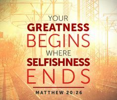 Matthew 20 greatness