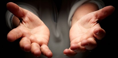 Mark 1 hands of Jesus